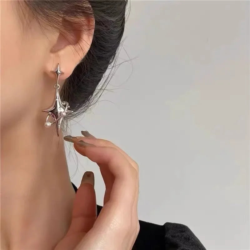 Crystal Drop Earrings - Statement Jewelry