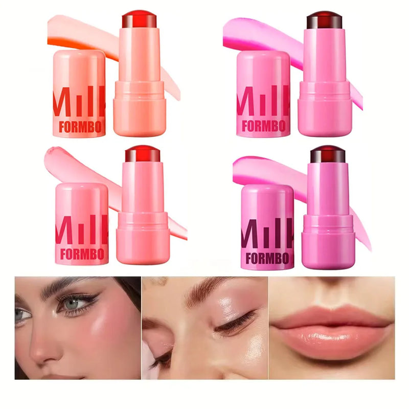 3-in-1 Jelly Blush Stick - Lips, Cheeks & Eyes Multi-Use Color
