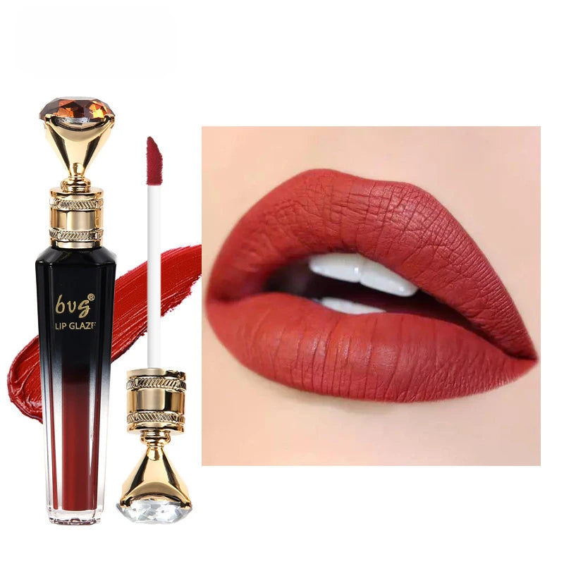 Velvet Matte Lip Gloss - Moisturizing Waterproof Color