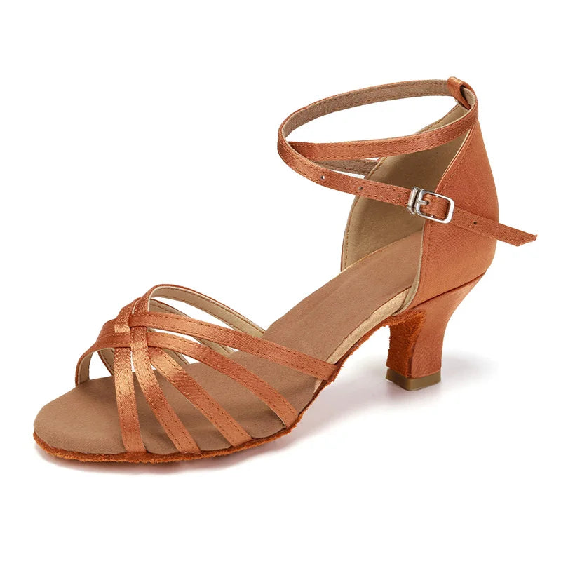Premium Latin Dance Heels - Professional Ballroom Shoes