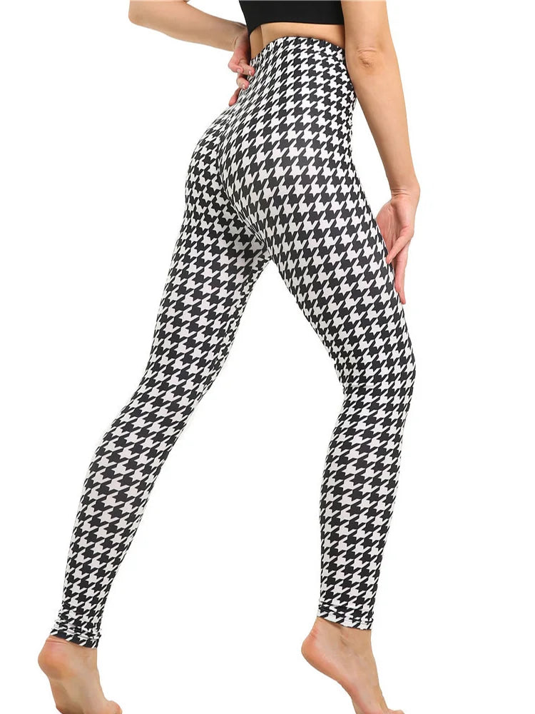 Printed Fashion Leggings - Stretch Everyday Comfort Fit