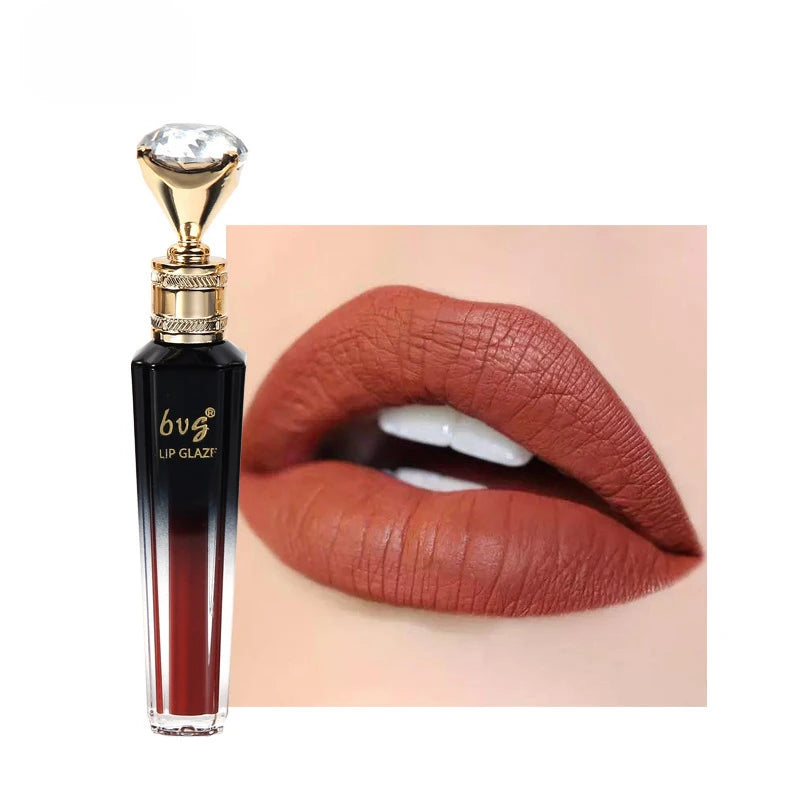 Velvet Matte Lip Gloss - Moisturizing Waterproof Color