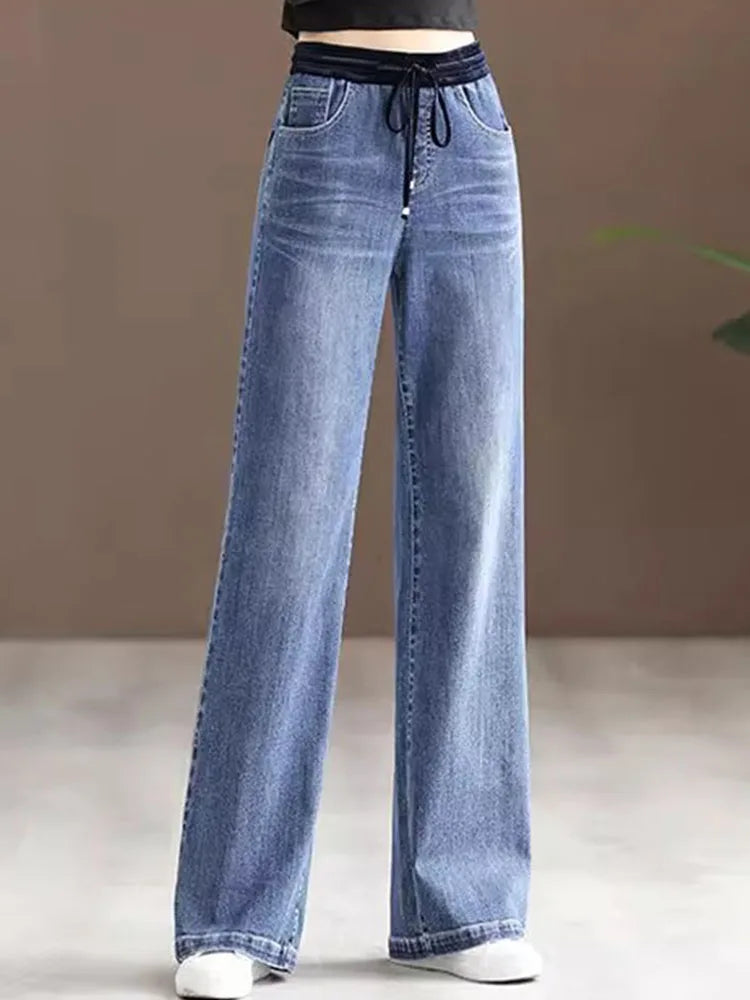 High-Waist Wide-Leg Jeans - Everyday Denim