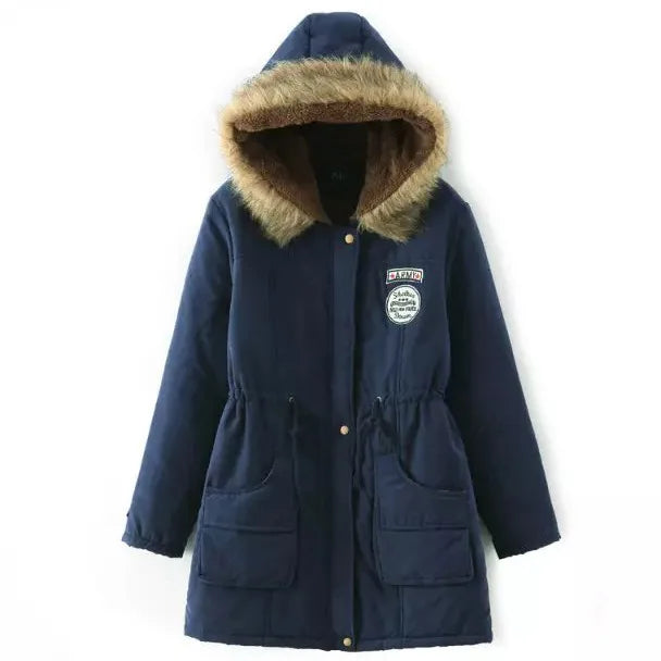 Premium Hooded Winter Parka - Warm Cotton-Padded Coat