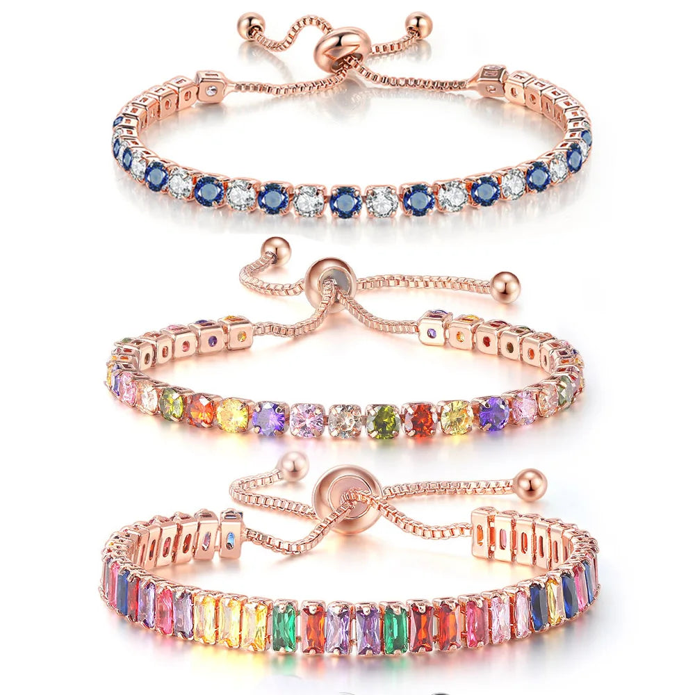 Colorful Tennis Bracelet