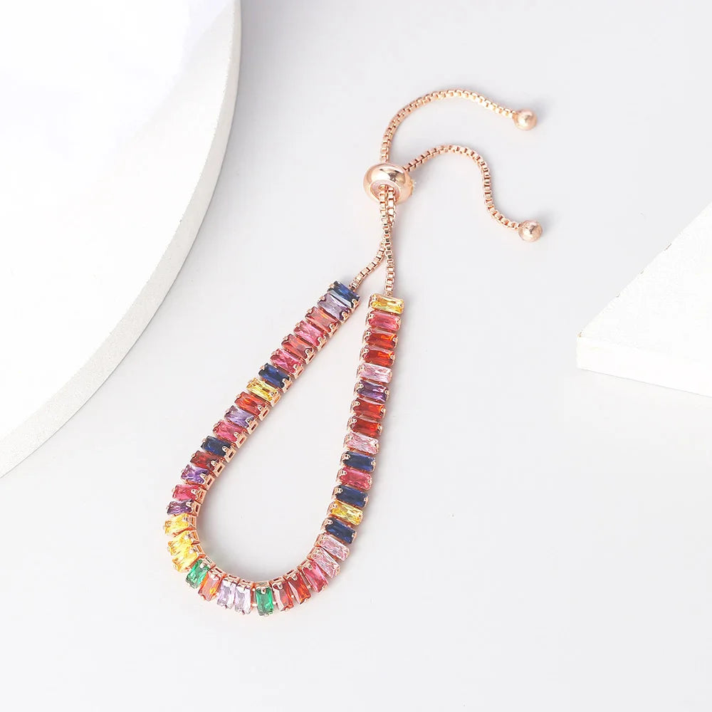 Colorful Tennis Bracelet