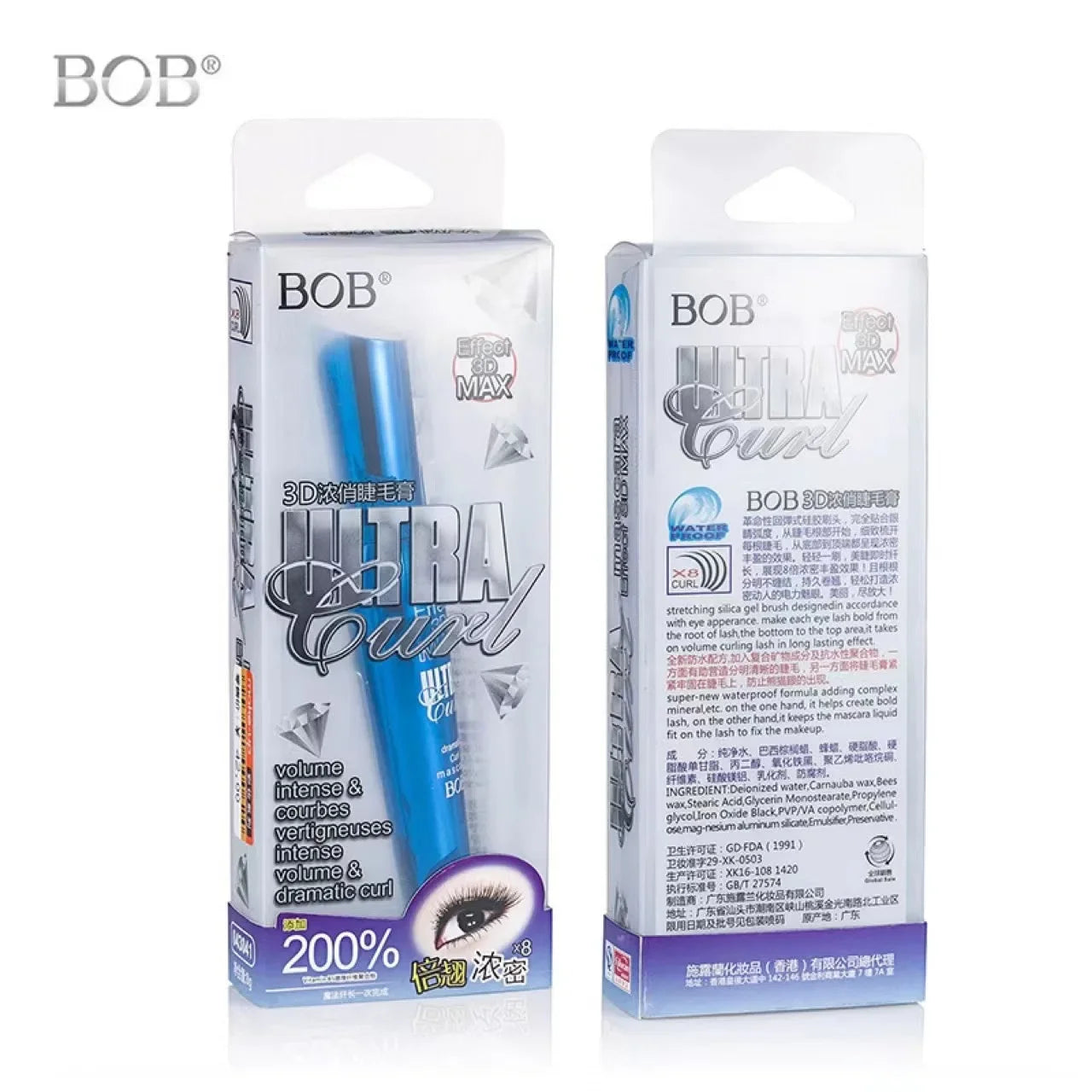 3D Lengthening Mascara - Waterproof Volume & Curl
