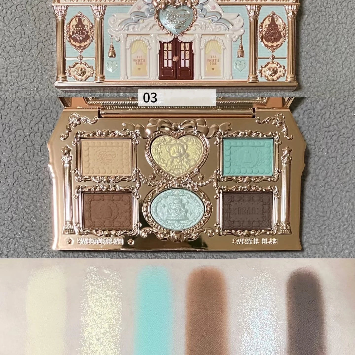 5-Color Eyeshadow Palette - Matte & Shimmer Pigment Collection
