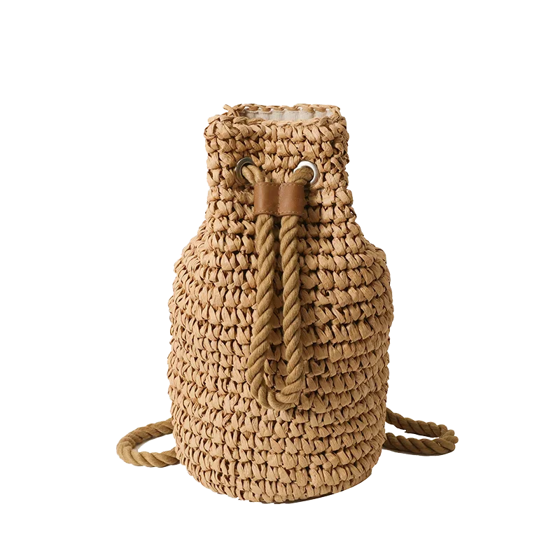 Woven Straw Handbag