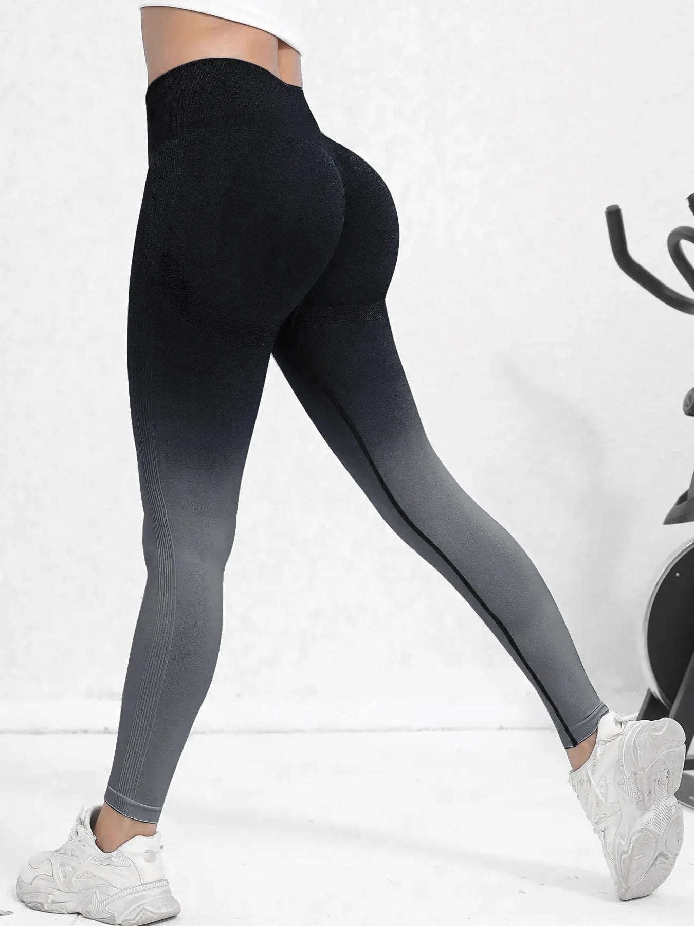 High-Waisted Seamless Yoga Leggings