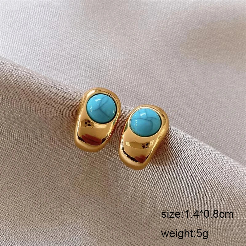 Geometric Dangle Earrings