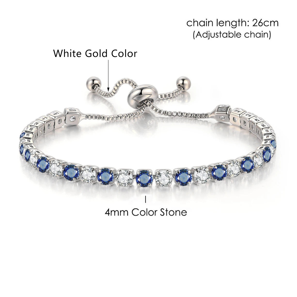 Colorful Tennis Bracelet