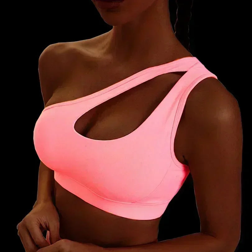 One-Shoulder Performance Sports Bra