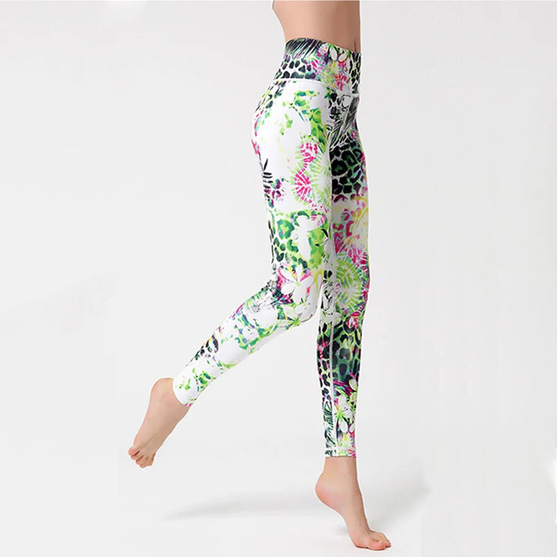 High-Waist Hip-Lift Stretch Yoga Leggings - Gym & Dance Activewear