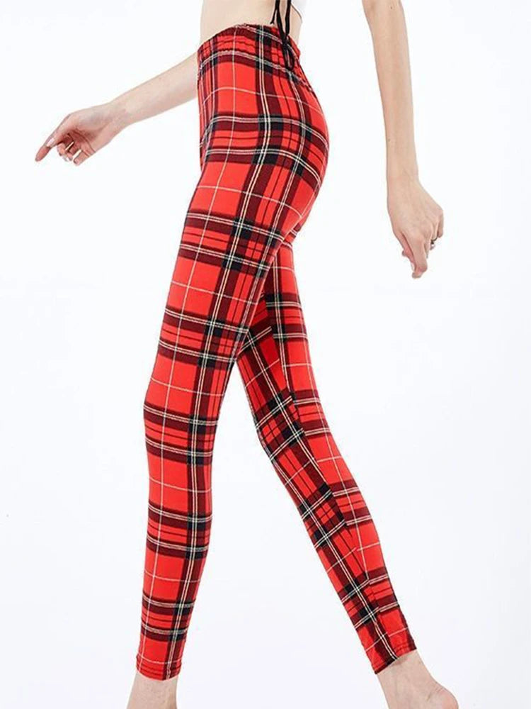 Printed Fashion Leggings - Stretch Everyday Comfort Fit