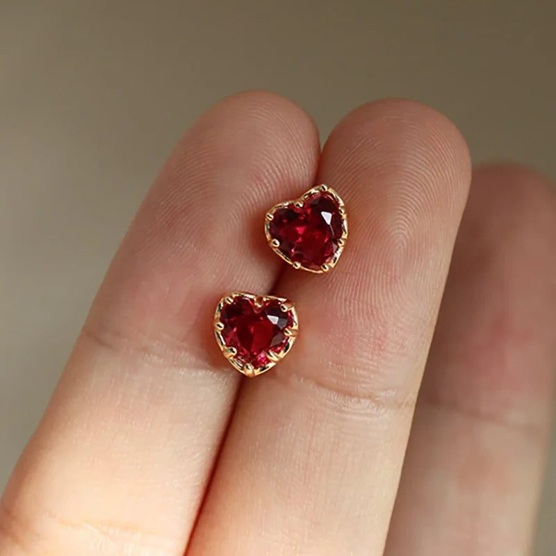 925 Silver Stud Earrings - Elegant Jewelry