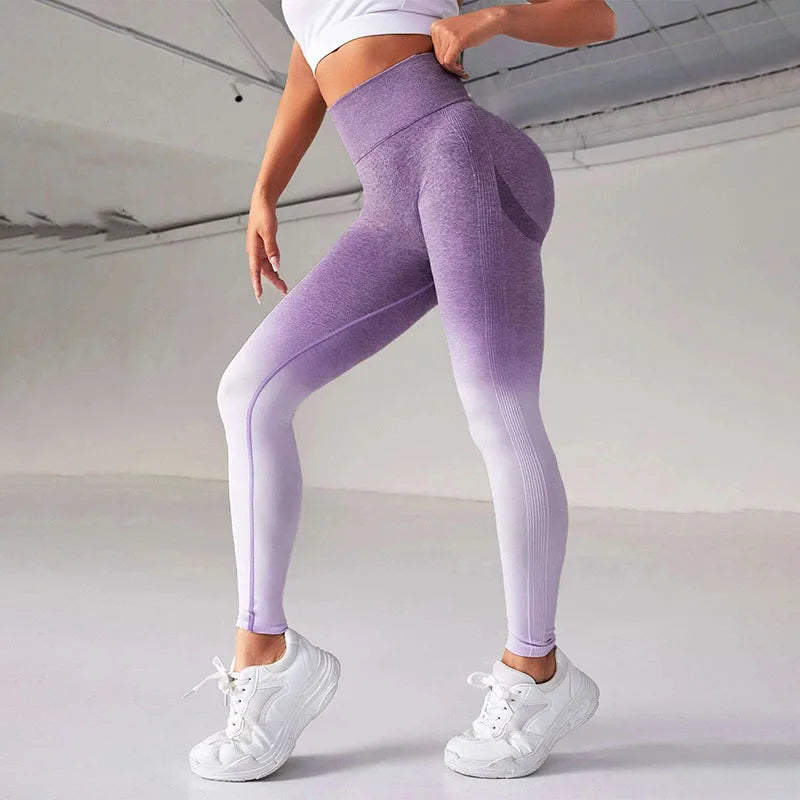High-Waisted Seamless Yoga Leggings