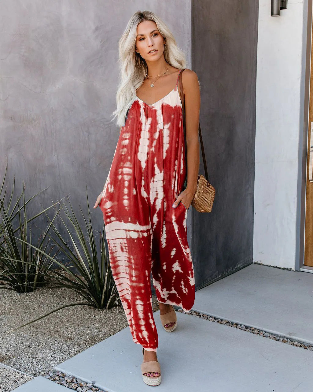 Wide-Leg Jumpsuit - Office & Occasion Wear