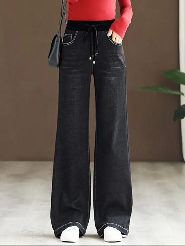 High-Waist Wide-Leg Jeans - Everyday Denim