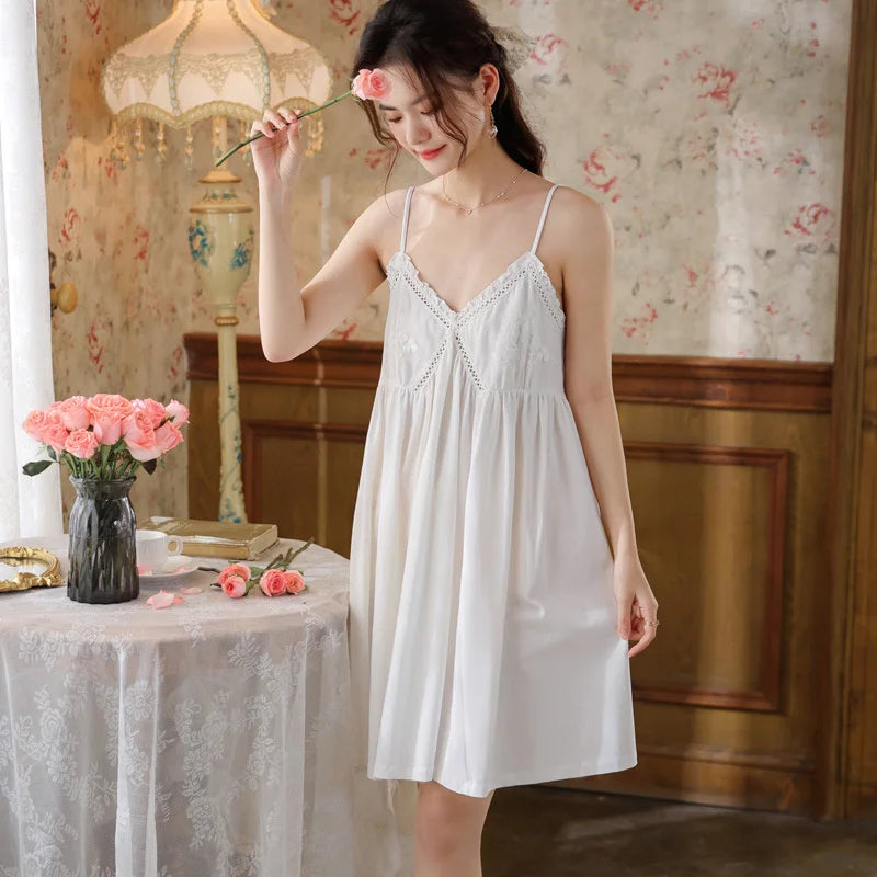 Princess Mesh Pajama Dress - Romantic Palace-Style Sleepwear
