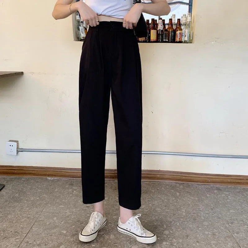 Premium High-Waist Trousers - Polished Everyday Fit