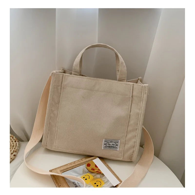 Corduroy Handbag