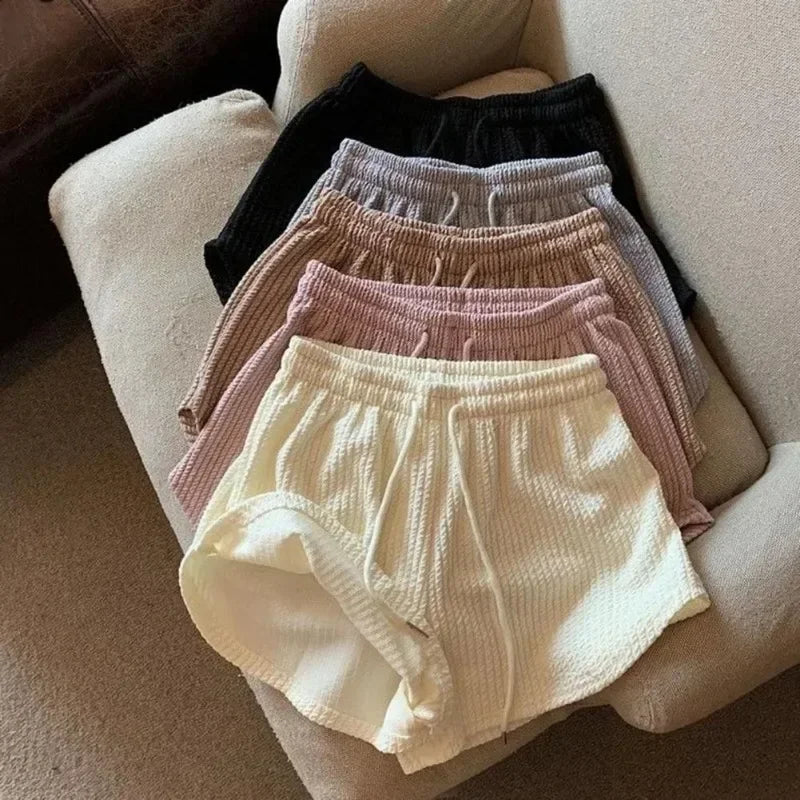 Premium Drawstring Sport Shorts - Wide Leg Running Style