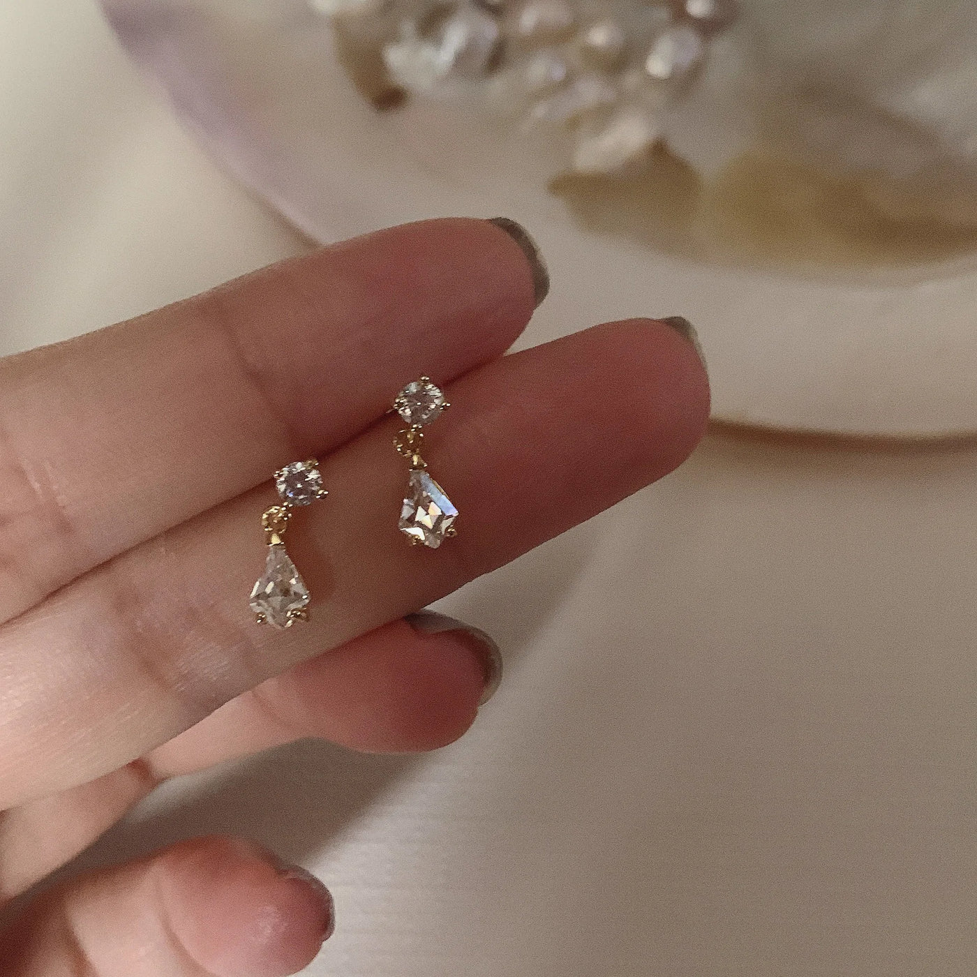 925 Silver Stud Earrings - Elegant Jewelry