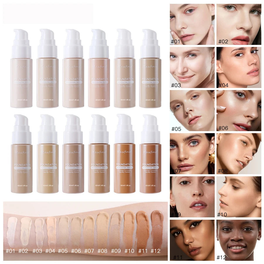 Liquid Foundation - Waterproof Full-Coverage Concealer