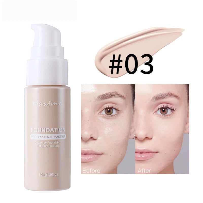 Liquid Foundation - Waterproof Full-Coverage Concealer