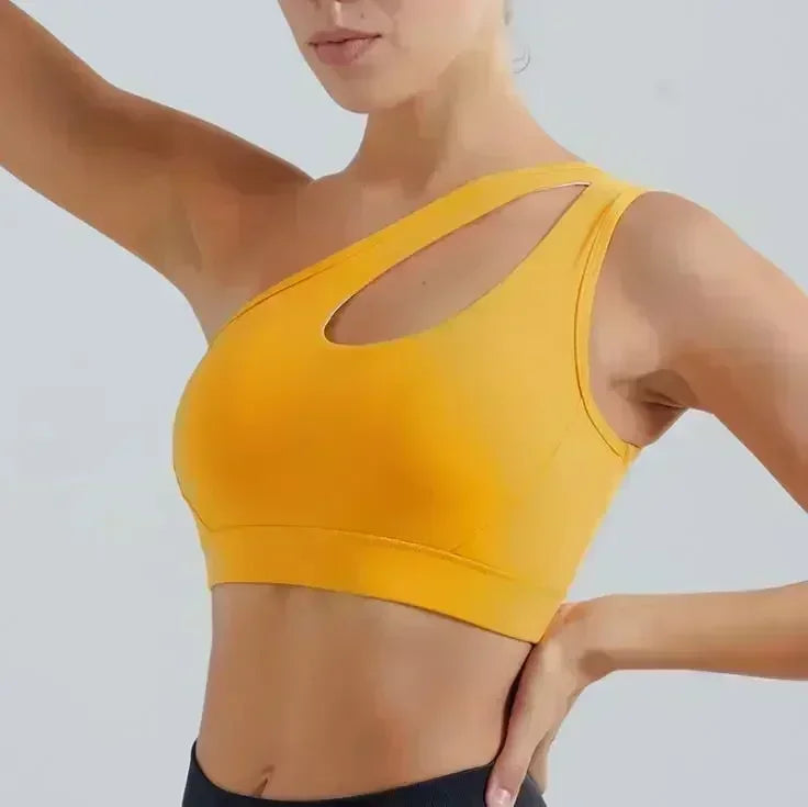 One-Shoulder Performance Sports Bra