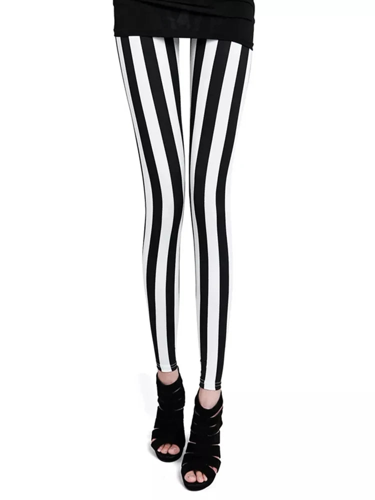 Printed Fashion Leggings - Stretch Everyday Comfort Fit