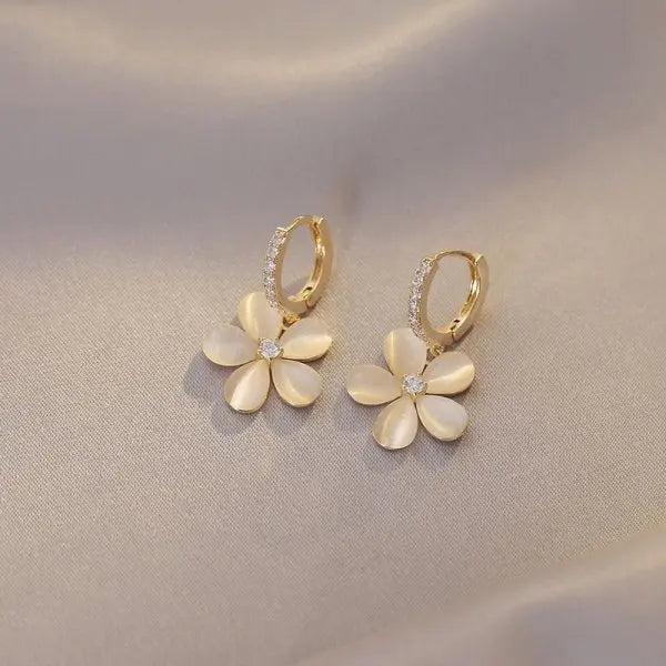 Rhinestone Stud Earrings - Statement Jewelry