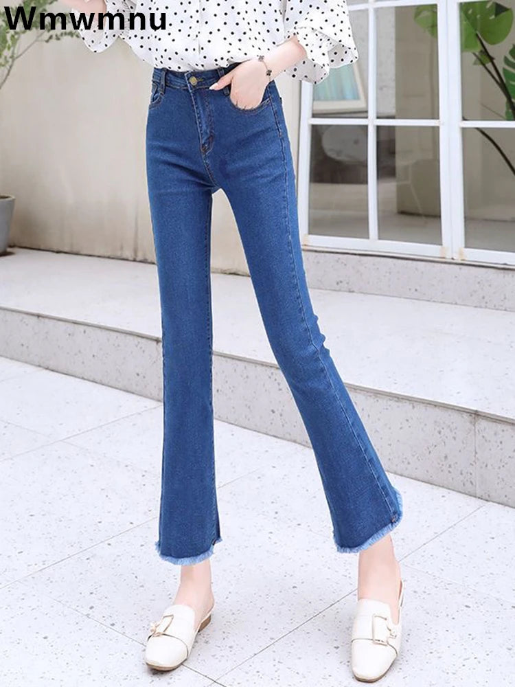 High-Waist Flare-Leg Jeans - Everyday Denim