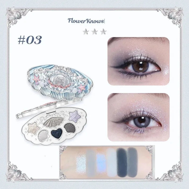 5-Color Eyeshadow Palette - Matte & Shimmer Pigment Collection