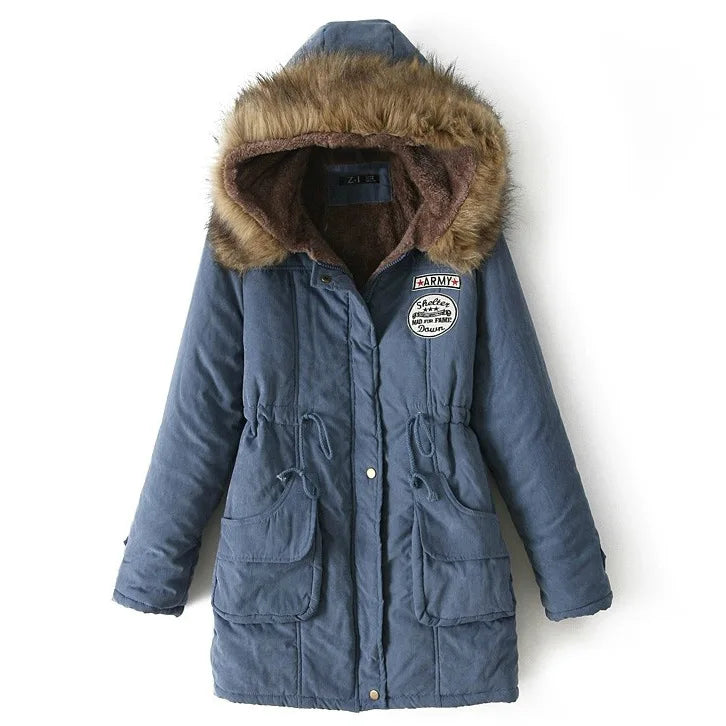 Premium Hooded Winter Parka - Warm Cotton-Padded Coat