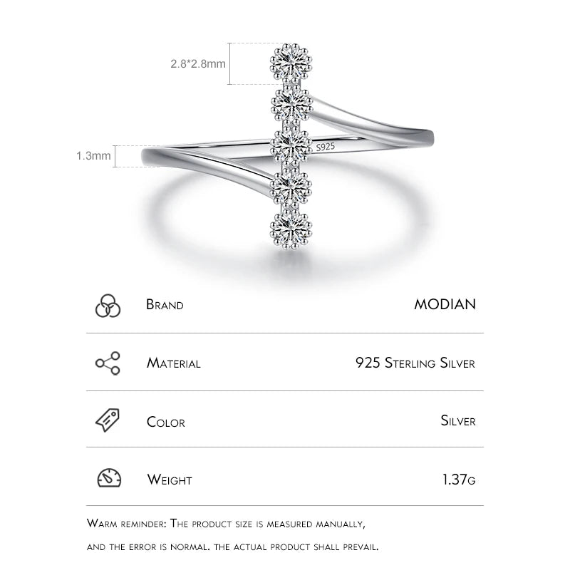 Luxury Engagement Ring - 925 Sterling Silver Bridal Jewelry