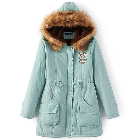 Premium Hooded Winter Parka - Warm Cotton-Padded Coat
