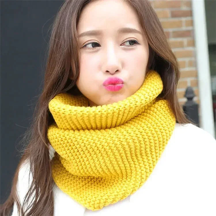 Premium Knitted Winter Scarf - Soft Warm Statement Wrap