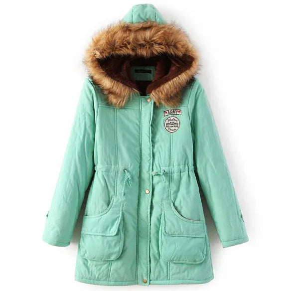 Premium Hooded Winter Parka - Warm Cotton-Padded Coat