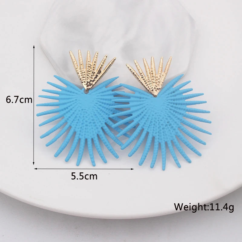 Geometric Dangle Earrings