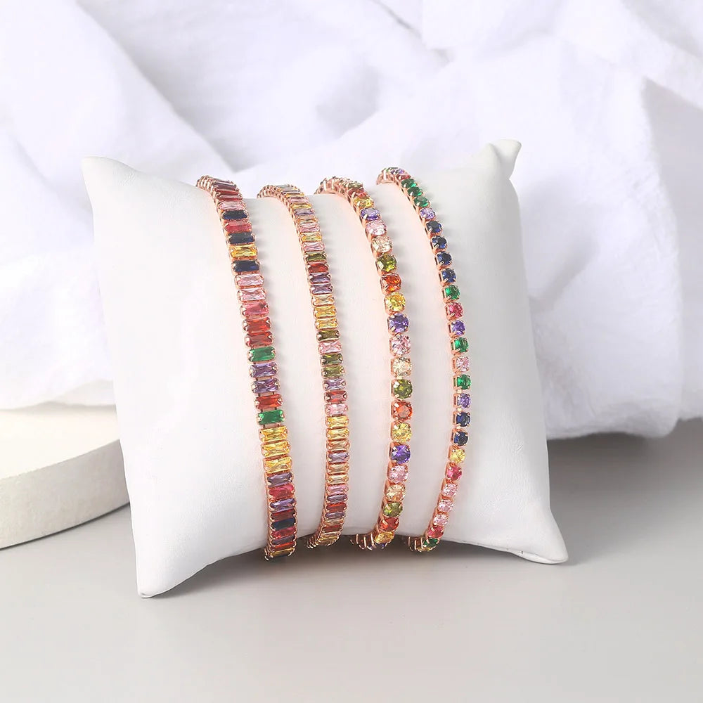 Colorful Tennis Bracelet