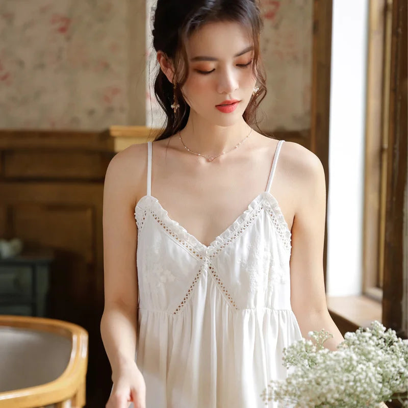 Princess Mesh Pajama Dress - Romantic Palace-Style Sleepwear