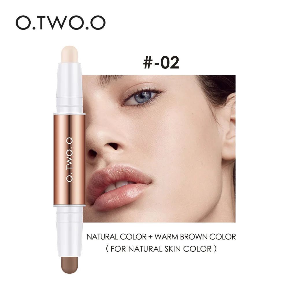 Double-Head Contour Stick - Waterproof Matte Highlight & Conceal