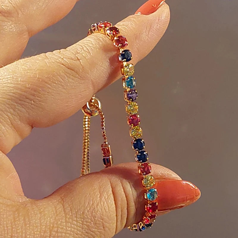 Colorful Tennis Bracelet