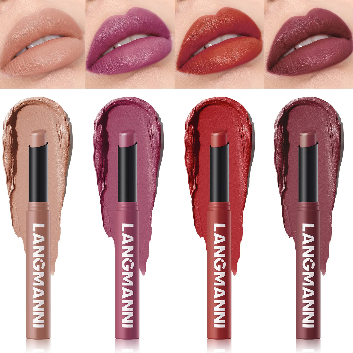 Velvet Matte Lip Gloss - Moisturizing Waterproof Color