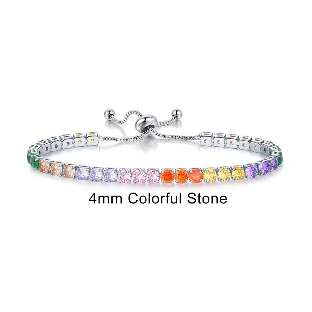 Colorful Tennis Bracelet