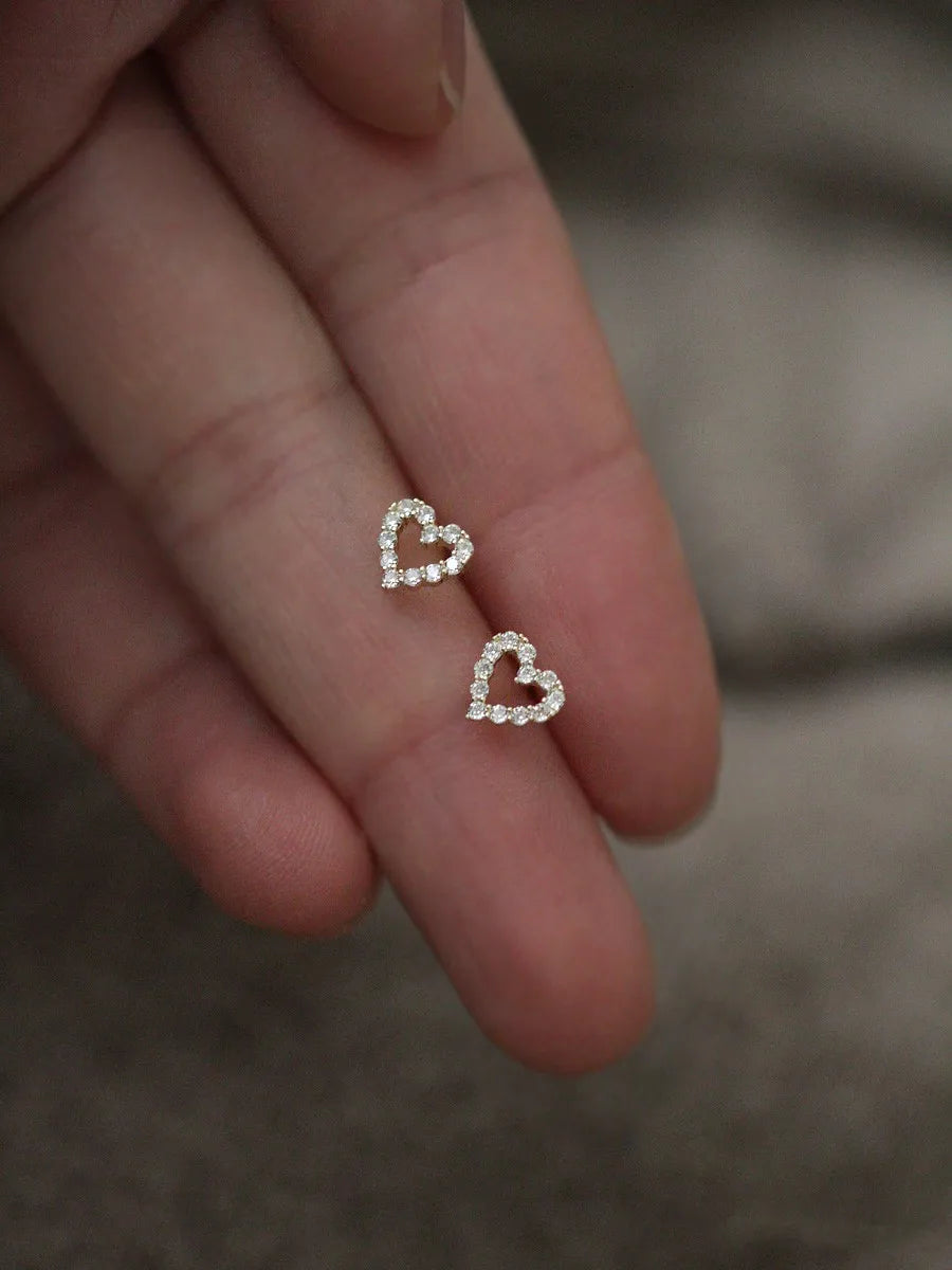 925 Silver Stud Earrings - Elegant Jewelry