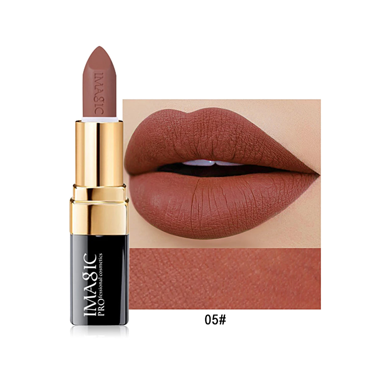 12-Color Matte Lipstick Set - Long-Lasting Waterproof Velvet Finish