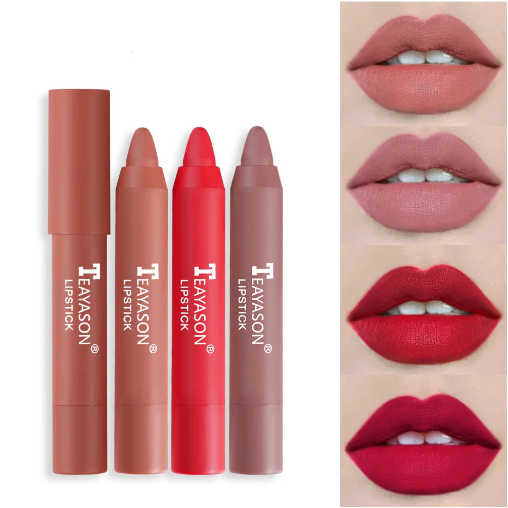 Velvet Matte Lipstick - Long-Lasting Waterproof Color